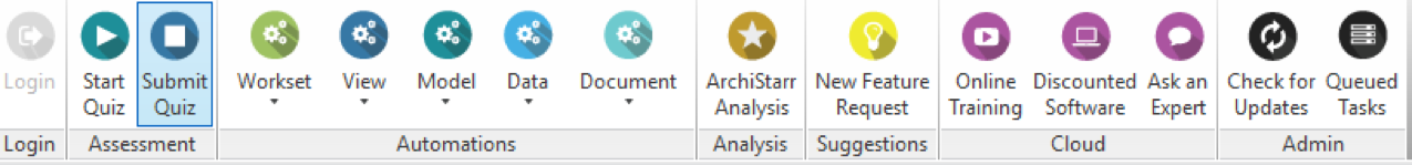 ArchiStar Academy Toolbar